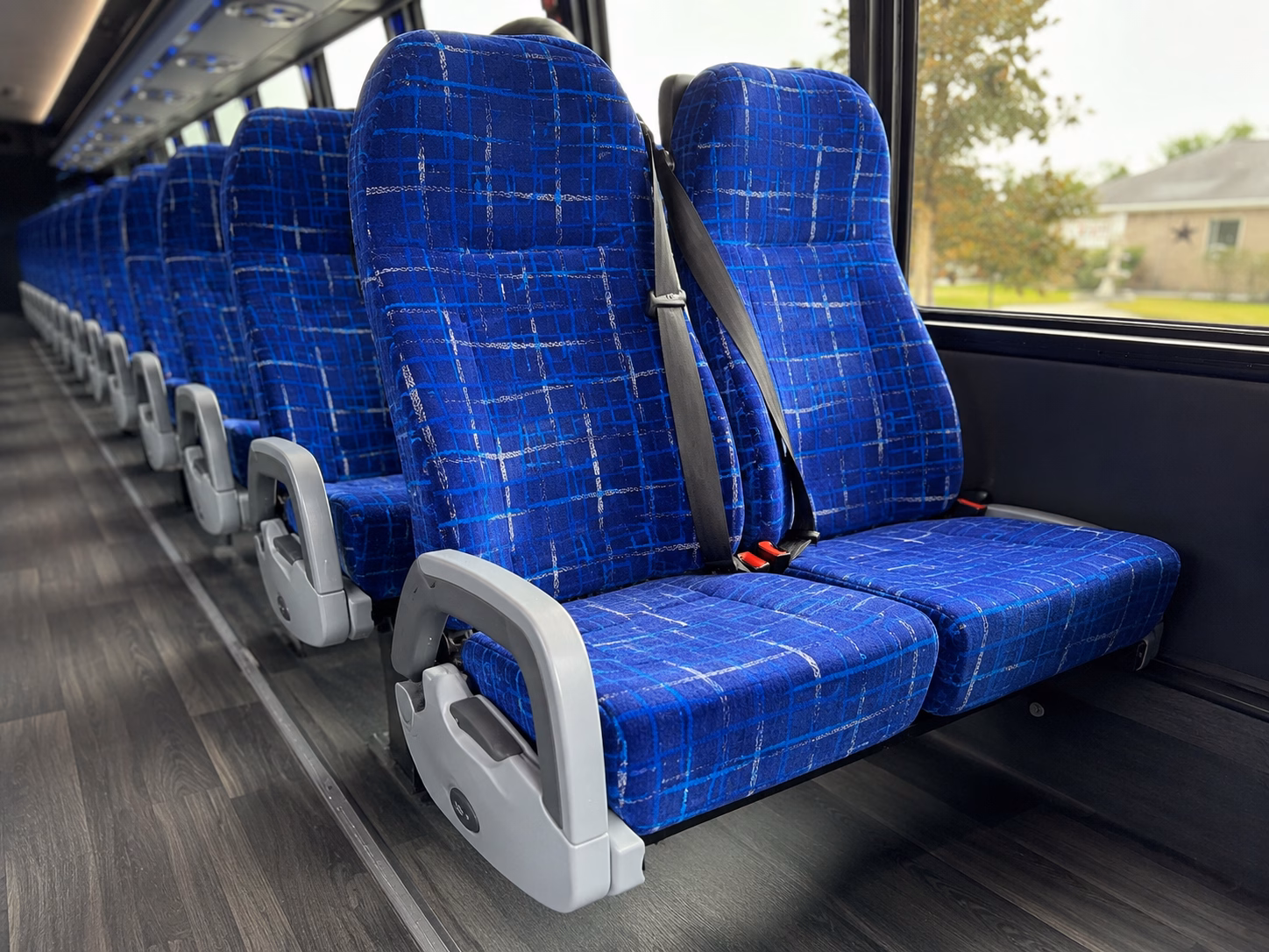 san mateo charter bus rental inside