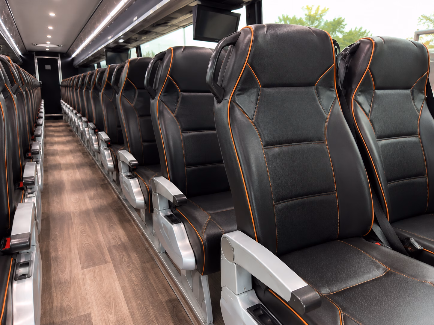 san mateo corporate event transportation onboard seating