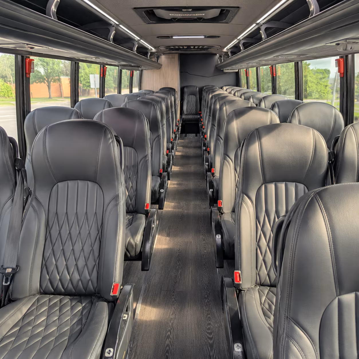 san mateo employee transportation onboard seating
